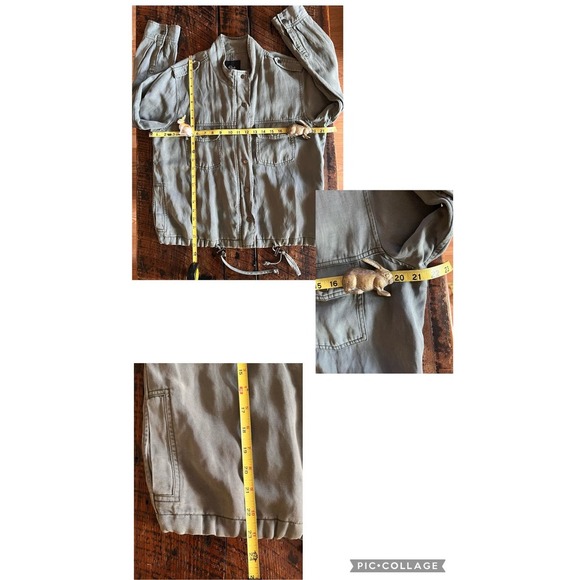 Womens Military style light weight Collins Pine Sage Green Jacket by Rai… - Picture 7 of 15